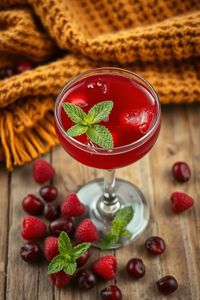 autumn inspired mixed drink recipe