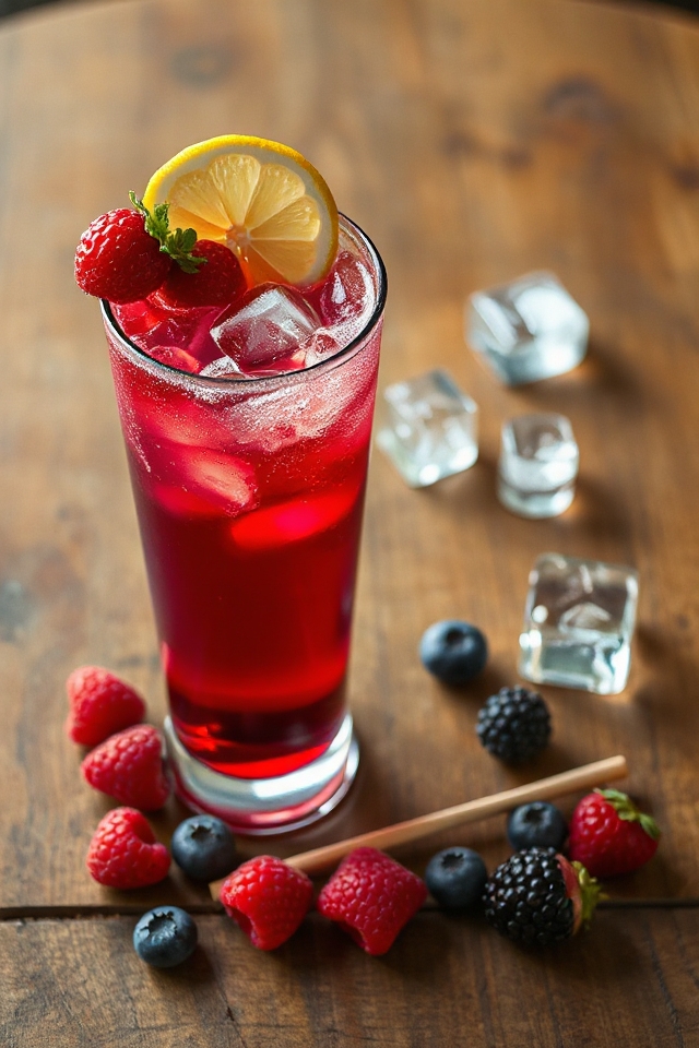 berry flavored cocktail recipe