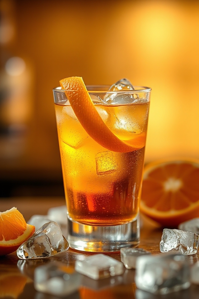 bourbon orange juice tonic