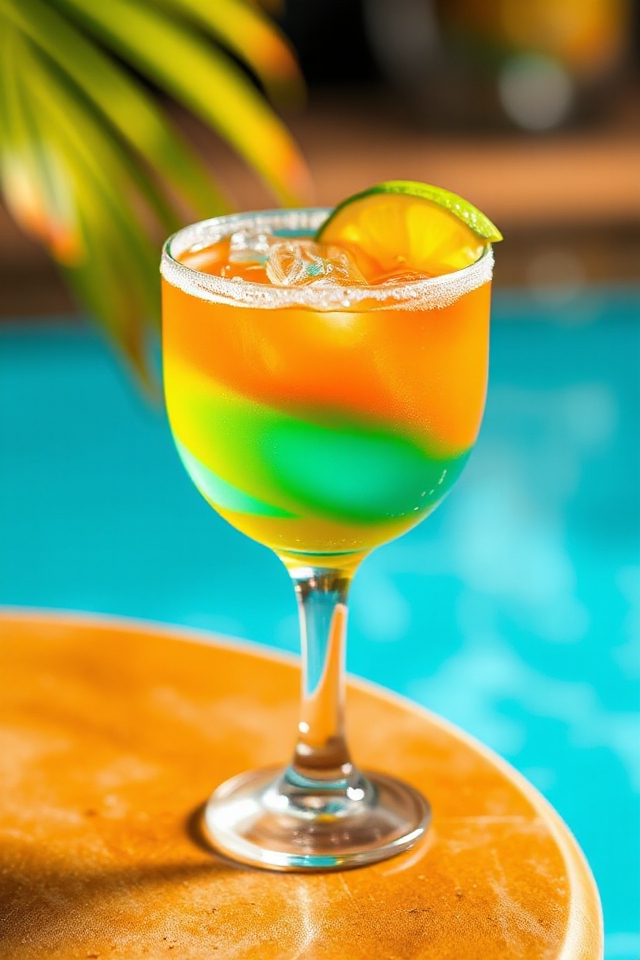 chill shake strain garnish