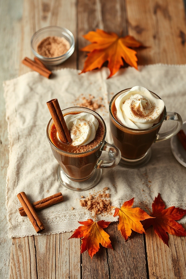 cinnamon roll inspired drink