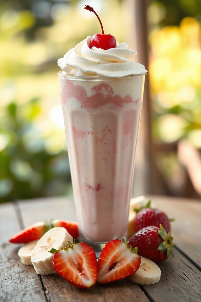 delicious banana split cocktail