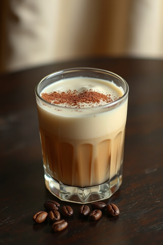 delightful creamy cocktail experience