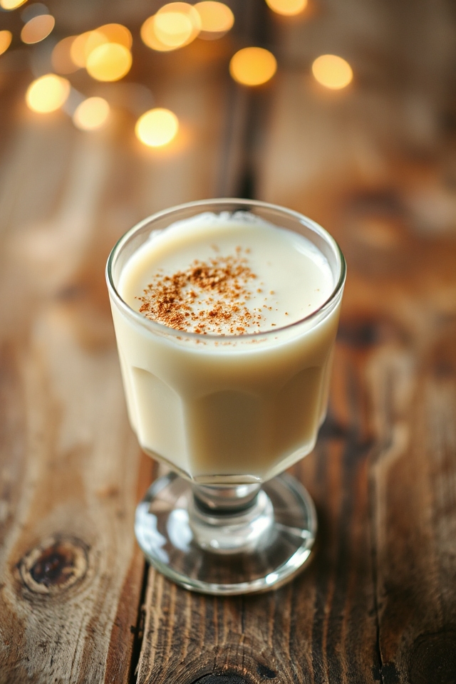 delightful holiday eggnog cocktail