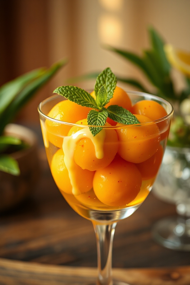 delightful tropical papaya cocktail