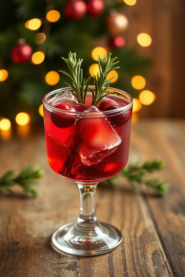 festive holiday cocktail recipe