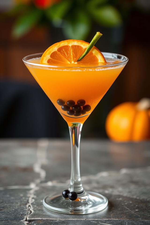 festive jack o lantern cocktail recipe