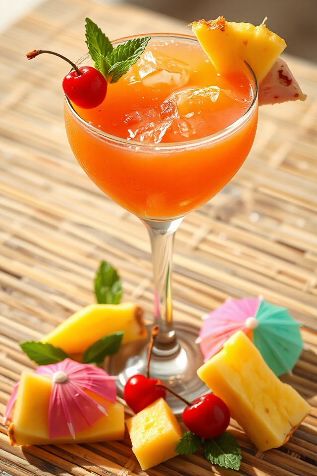 flamingo cocktail preparation instructions