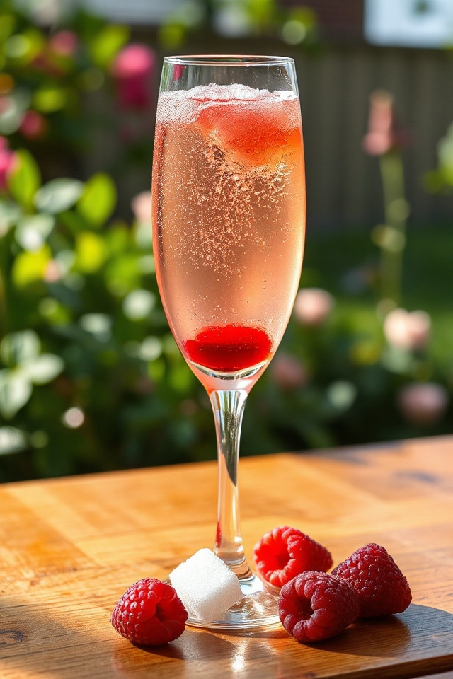framboise champagne cocktail recipe