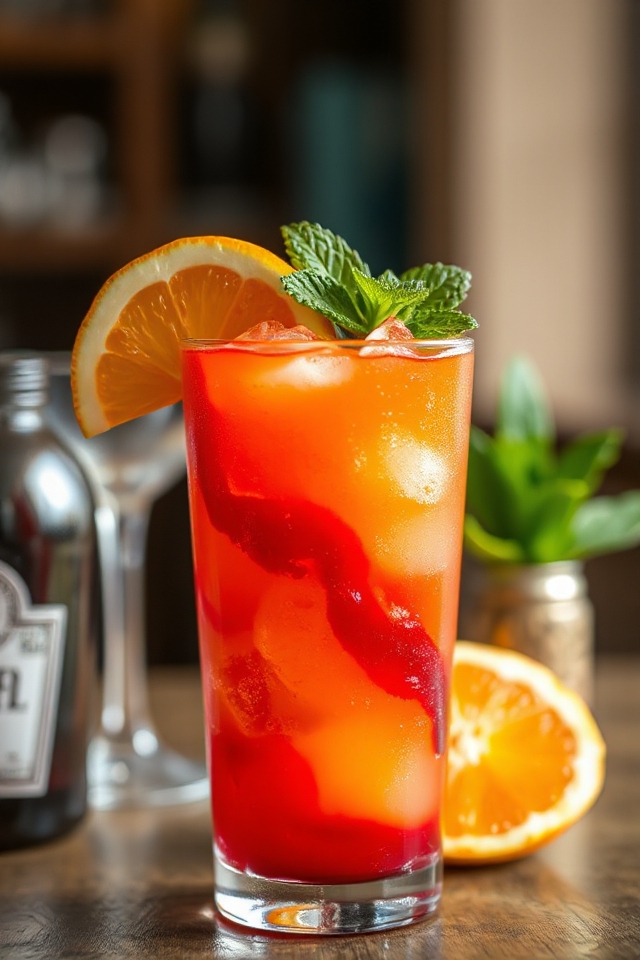 frozen orange cranberry vodka