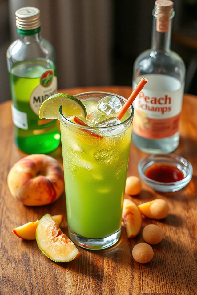 fuzzy melon cocktail instructions