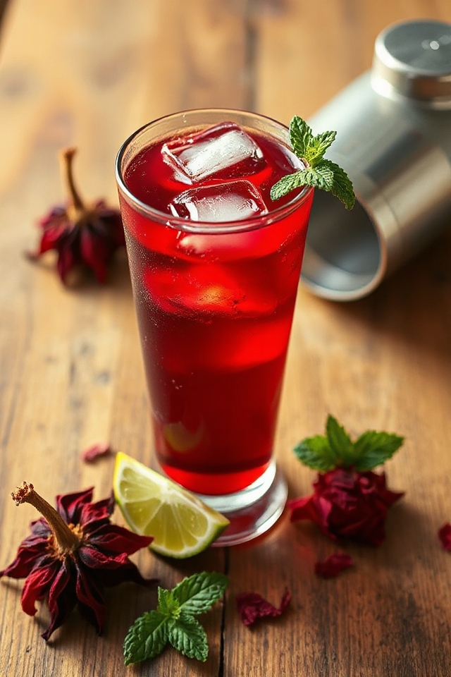 hibiscus cocktail preparation instructions