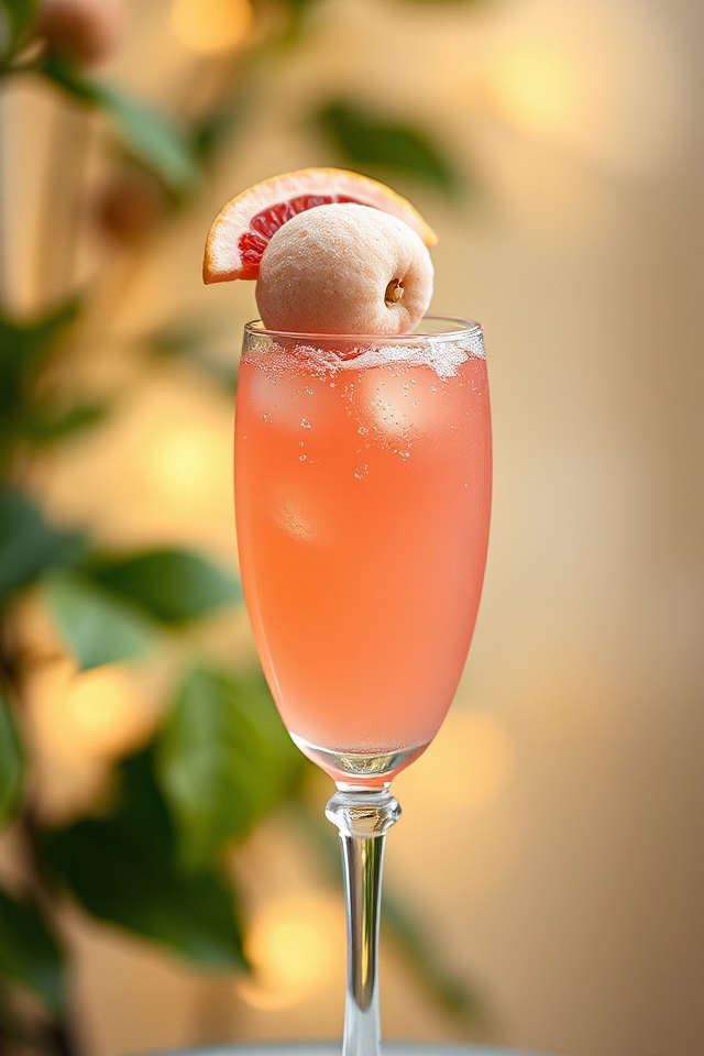 lychee champagne cocktail recipe