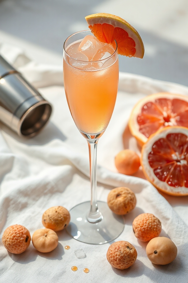 lychee champagne cocktail recipe