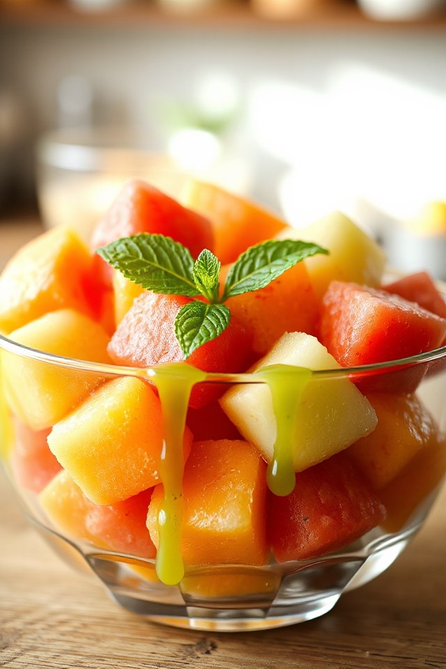 minty melon syrup delight