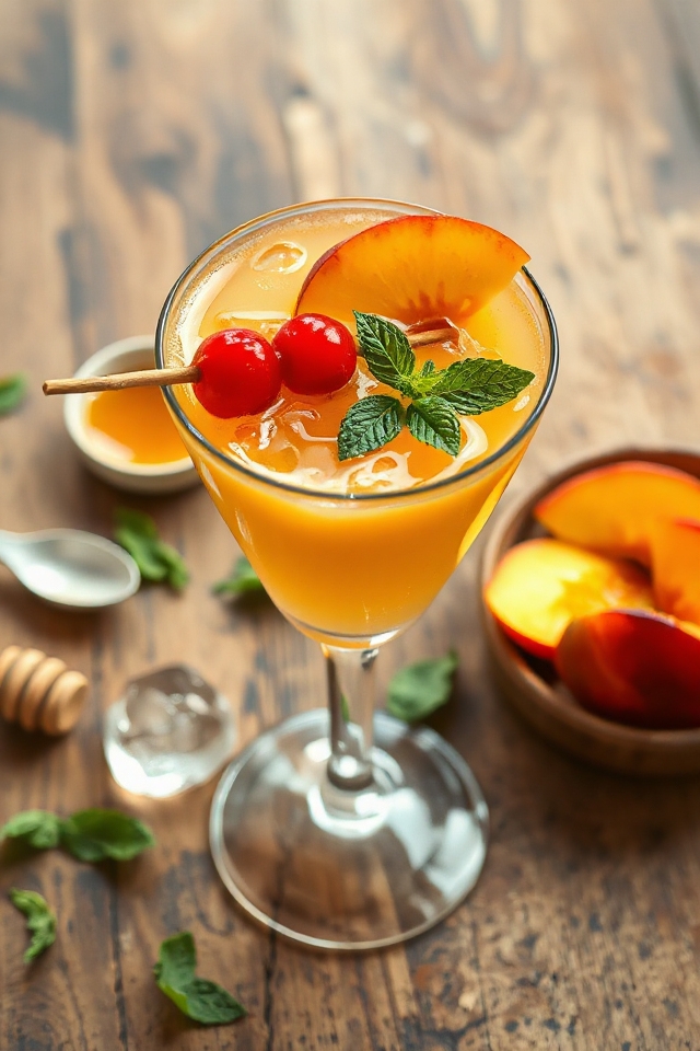 peach cocktail preparation guide