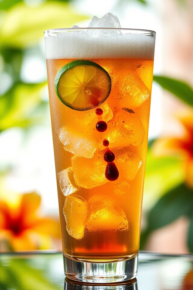 refreshing jamaican rum cocktail
