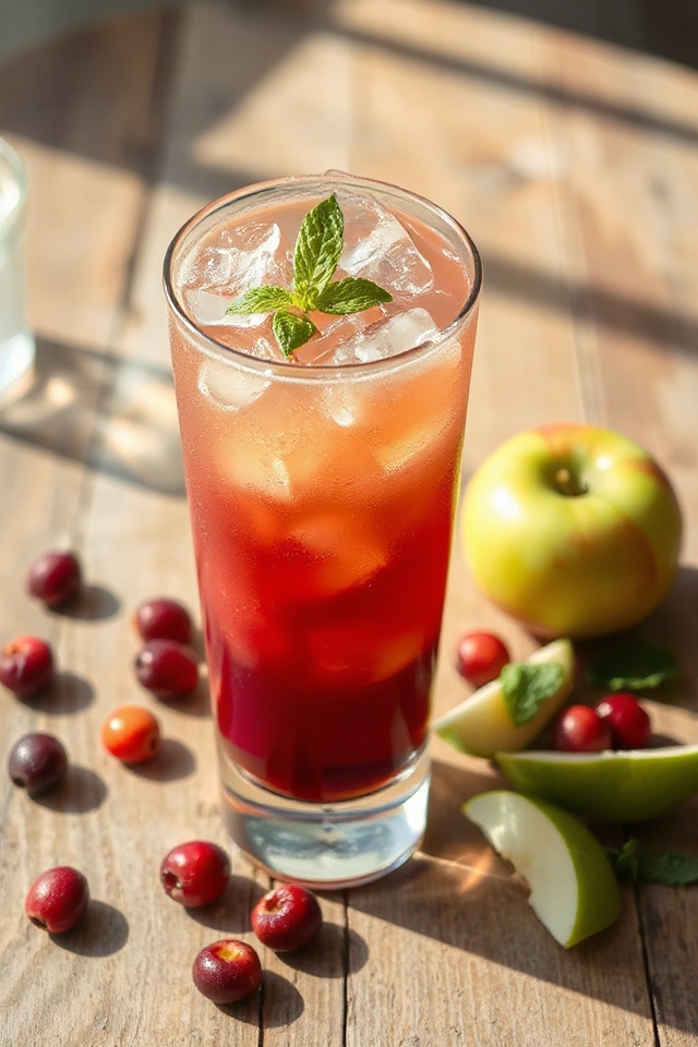 refreshing vanilla flavored drink