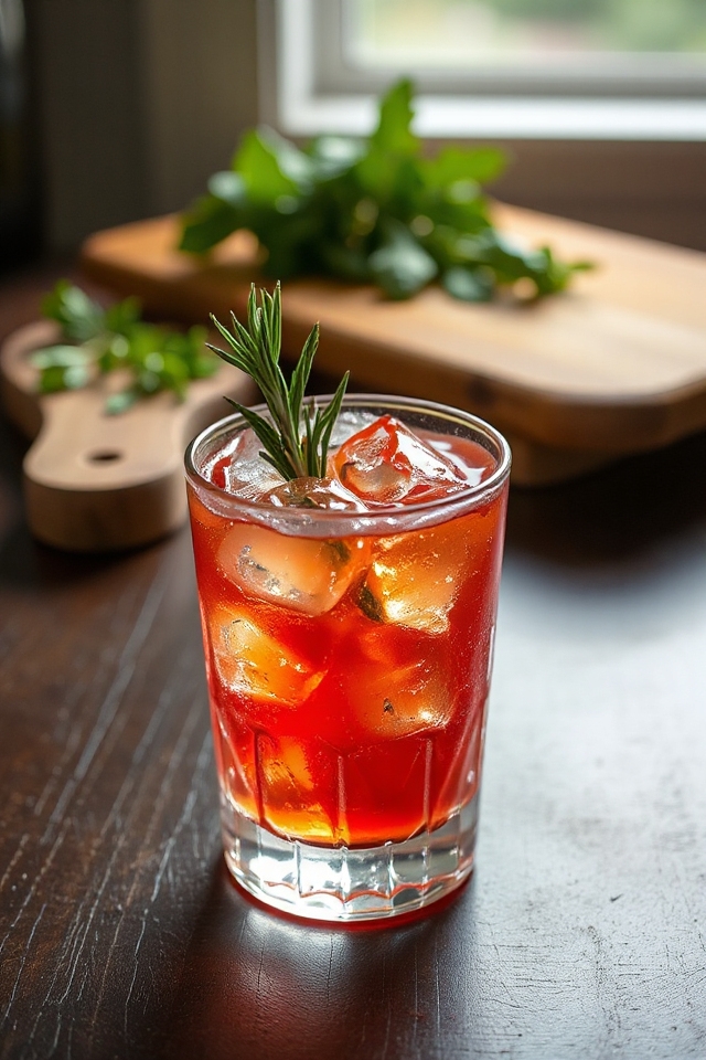 rosemary ruby cocktail recipe
