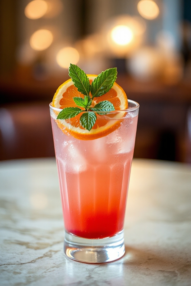 shake mix garnish enjoy