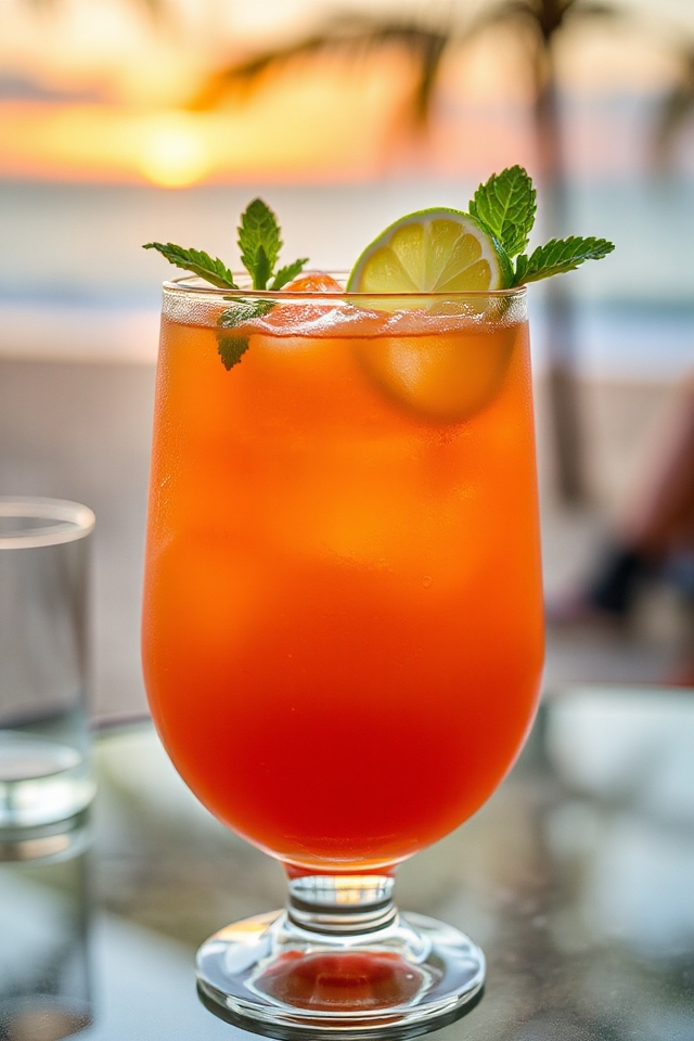 shake pour garnish enjoy