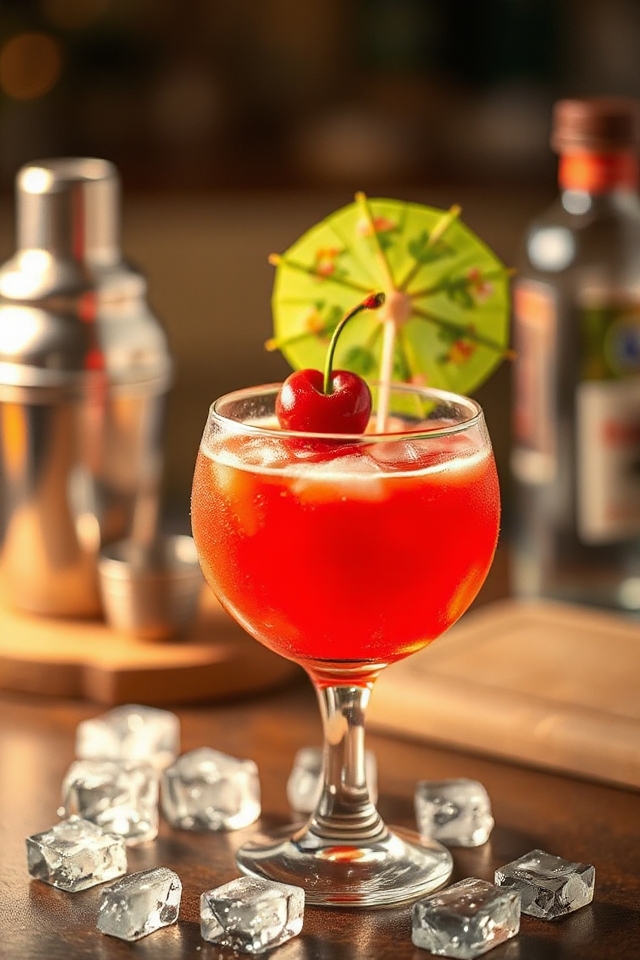 shake strain garnish enjoy