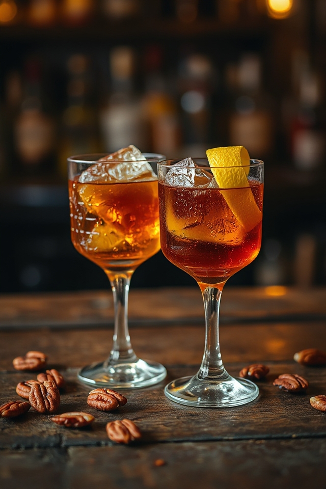 smoked ice cocktail preparation