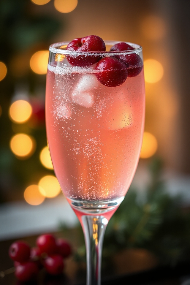 sparkling cranberry cocktail recipe
