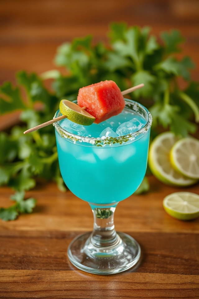 tequila watermelon lime cilantro