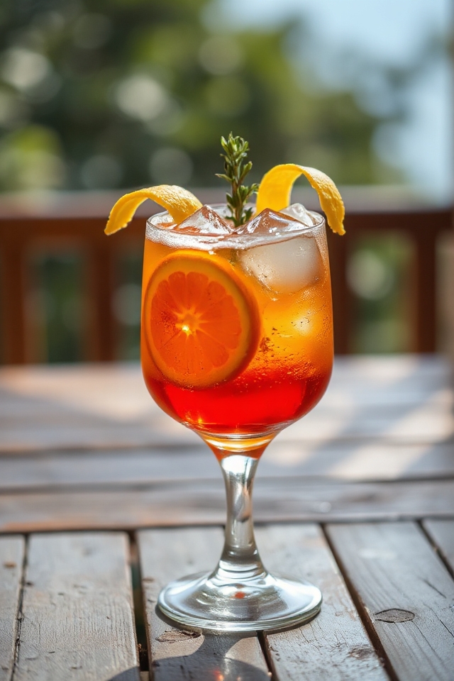 thyme citrus limoncello campari