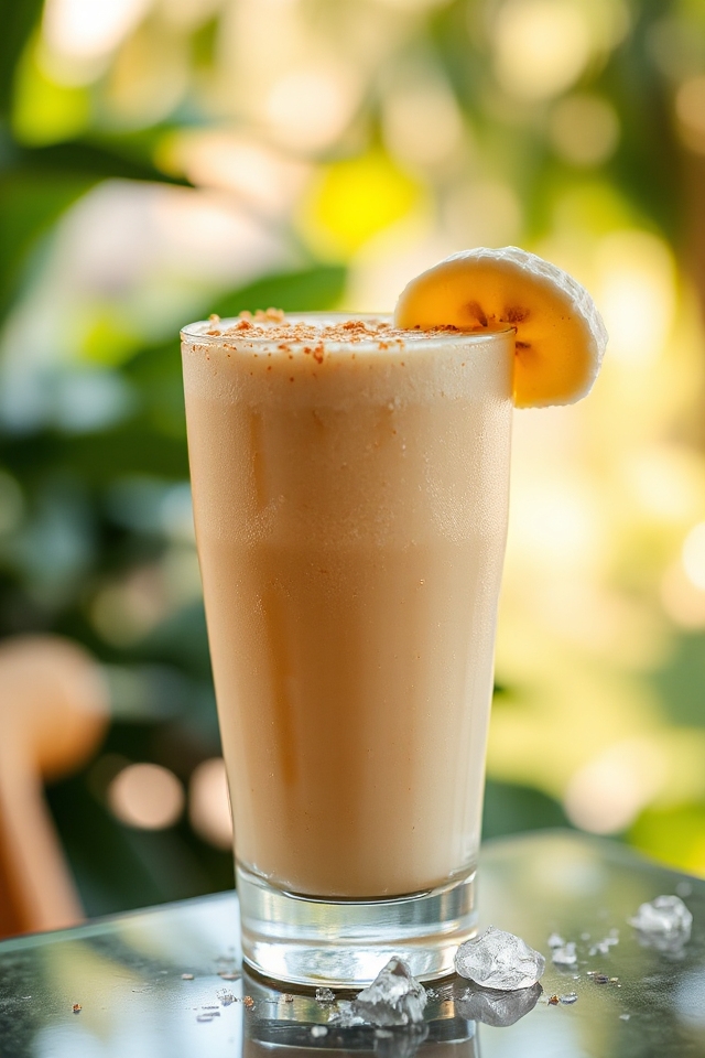 tropical creamy cocktail bliss