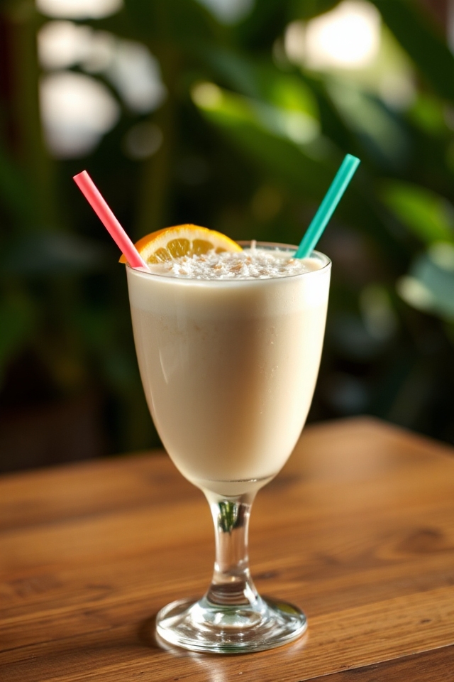 tropical creamy cocktail recipe