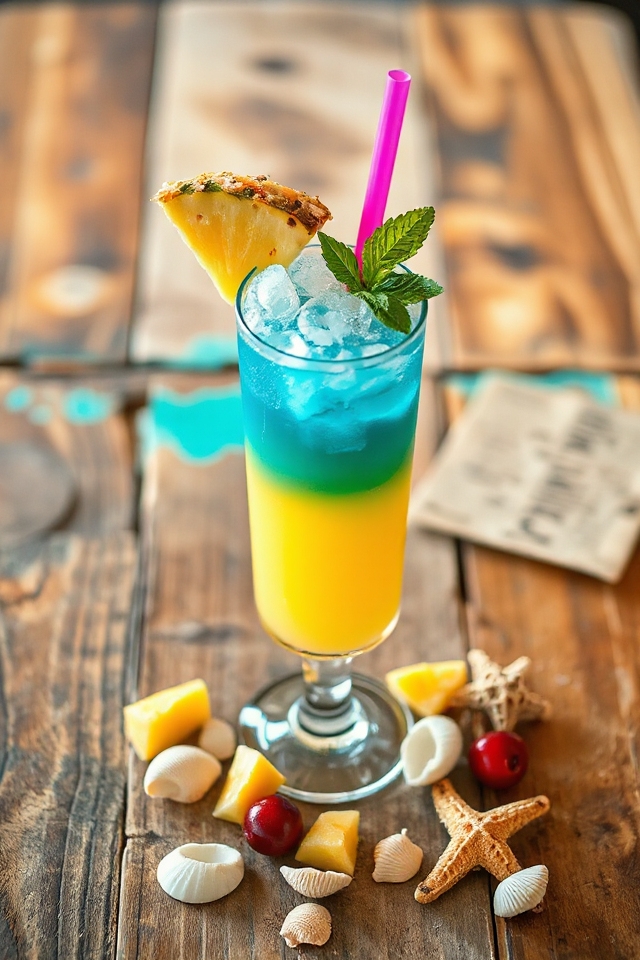 tropical drink mixing guide