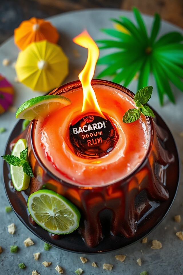 volcano inspired drink recipe