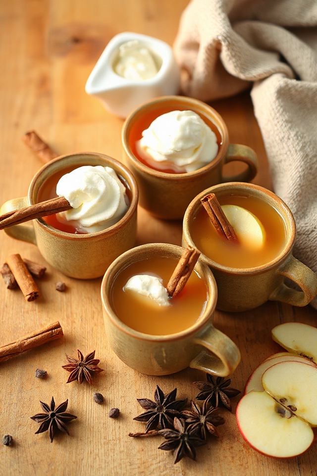 warm spiced apple beverage
