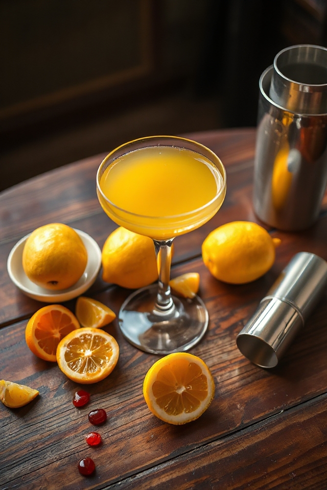 yellow plum cocktail recipe